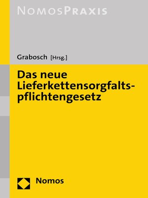 cover image of Das neue Lieferkettensorgfaltspflichtengesetz